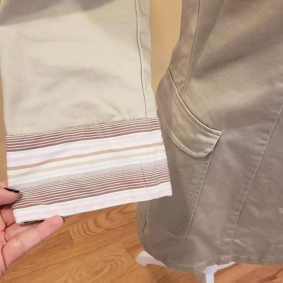 Folded & Hung Beige Button Up Trench Coat - Picture 4 of 13